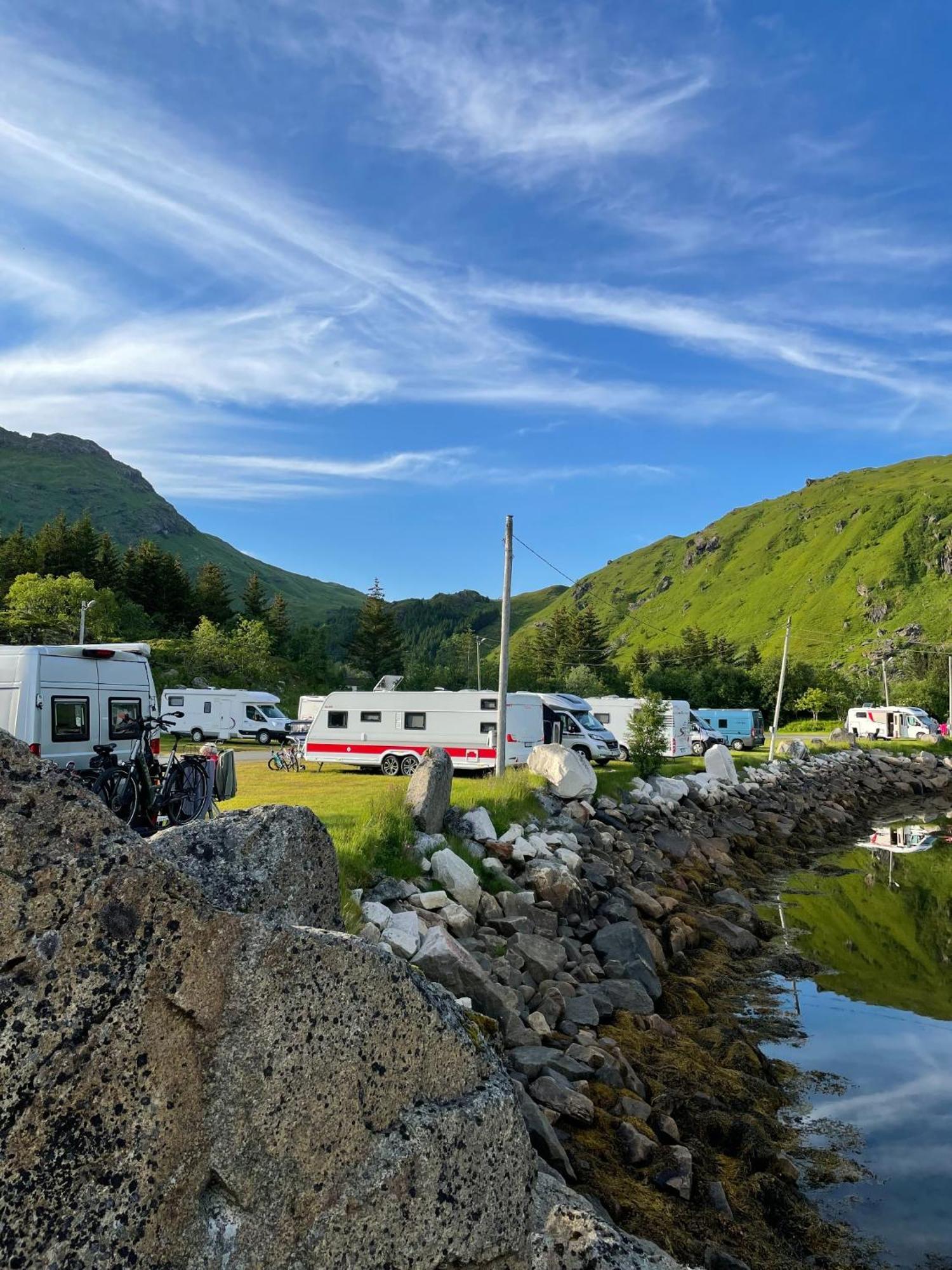 Brustranda Fjordcamping Valberg エクステリア 写真