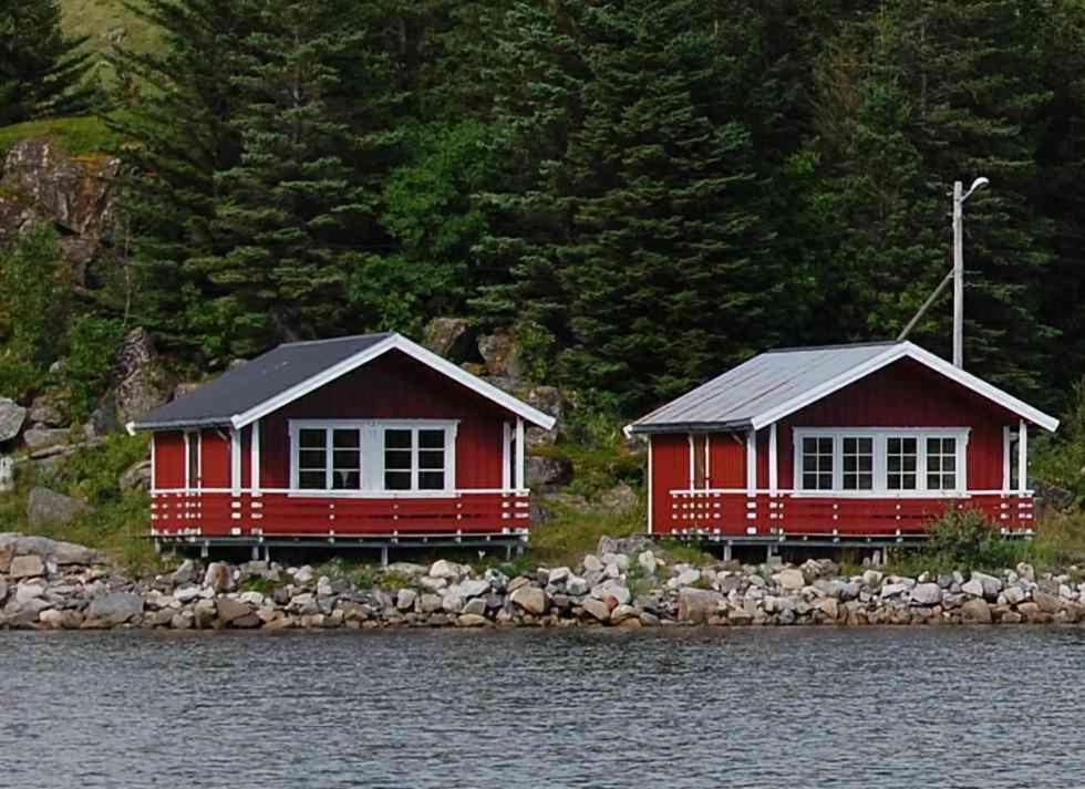 Brustranda Fjordcamping Valberg エクステリア 写真