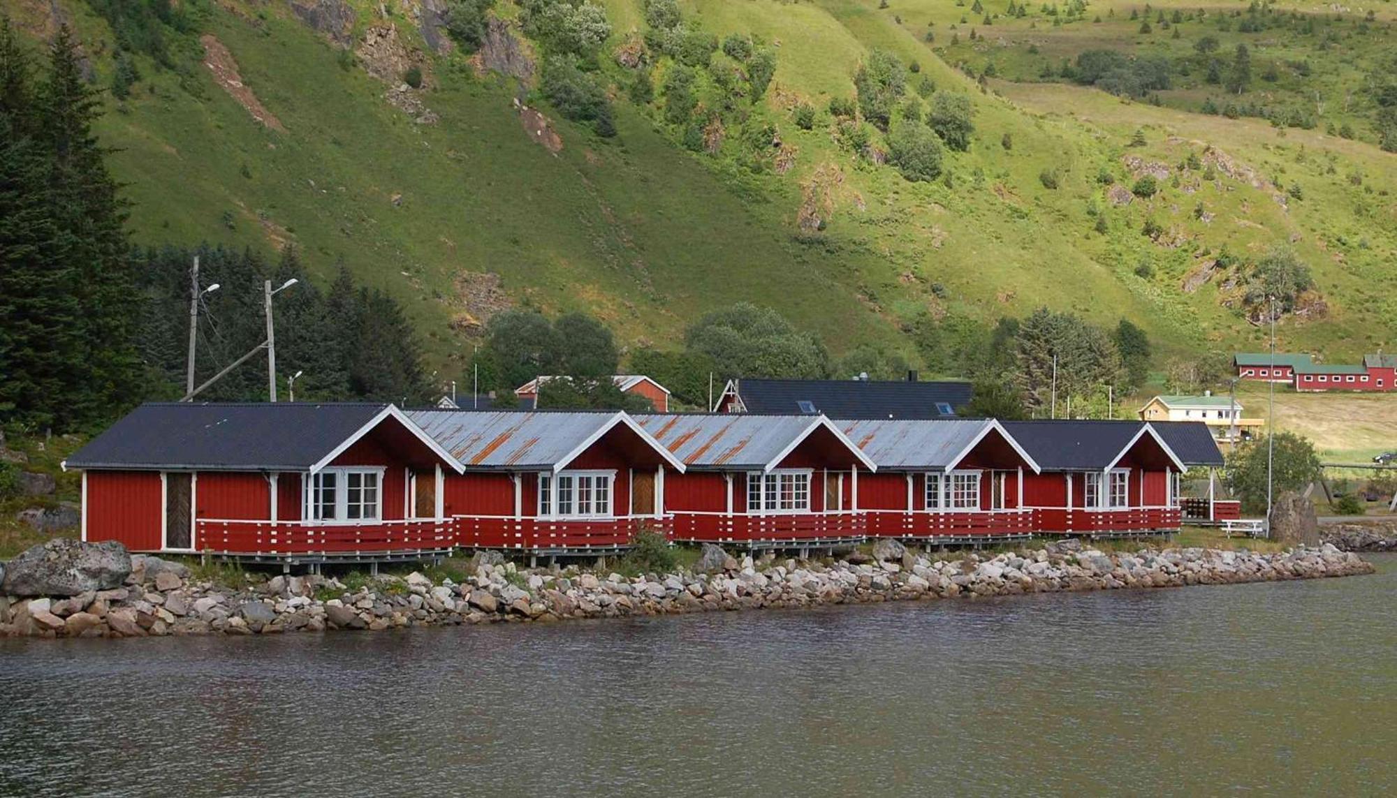 Brustranda Fjordcamping Valberg エクステリア 写真